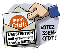 voter Sgen-CFDT voter CFDT